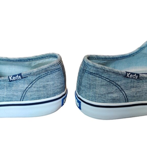Keds Surfer Classic Chambray Sneaker EUC sz 8.5 US - Picture 7 of 16